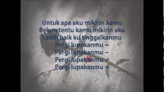 Biru Band  Pacar Yang Hilang Original Lyric Video [upl. by Aeiram821]