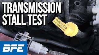 Transmission Stall Test Tech Minute [upl. by Radbourne]