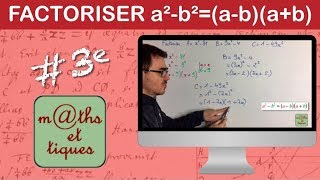 Factoriser à laide de lidentité remarquable a²b²abab [upl. by Dolph]