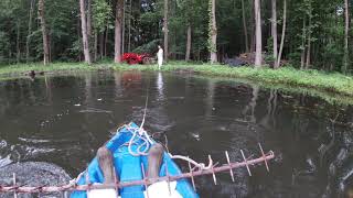 Homemade Weed Removal Tool for Pond  Removes hydrilla milfoil lily pads and more  Part 1  S1E1 [upl. by Anwahsed]