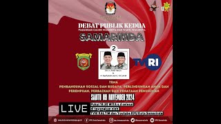 Debat Publik Kedua Calon Walikota dan Wakil Walikota Samarinda 2024 [upl. by Bobbi]