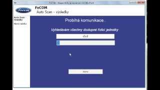 Autodiagnostika FoCOM  Automatický test vozu  AUTOSCAN [upl. by Brande142]