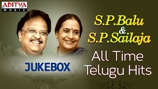 SPBalu amp SPSailaja All Time Telugu Hit Songs  Jukebox [upl. by Ynnavoj]