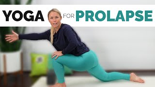 Yoga for Prolapse  Exercises to Relieve Pelvic Pressure amp Pain [upl. by Elvis]