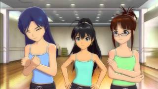 THE iDOLMSTER One for All  Group Contact Dance Lessons with Chihaya Ritsuko and Hibiki [upl. by Carmen938]