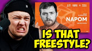 CHEZAME Reacts  NaPoM 🇺🇸  GRAND BEATBOX BATTLE 2023 WORLD LEAGUE  Solo Elimination [upl. by Blodgett]