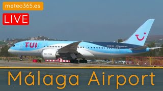 🔵 LIVE Malaga Airport AGPLEMG  Costa del Sol  140724  Runway 1331  Sunday morning [upl. by Neelloj503]