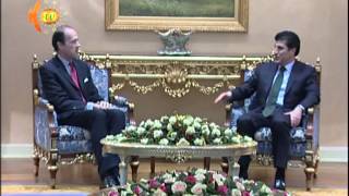 NECHIRVAN BARZANI U SHANDEKI FERENSI REWSHI SURIYAYAN TAWTEW KIRD 2622014 HEWLER [upl. by Letha540]