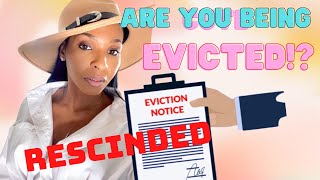 “This is how you stop your eviction process RESCISSION 🛑 [upl. by Annecorinne]