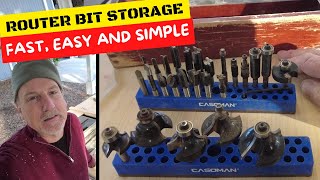 Fast Easy and Simple Router Bit Storage [upl. by Thursby]