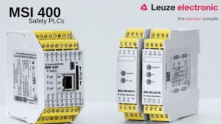 Leuze electronic  MSI 400 Programmable Safety Relay [upl. by Einamrej]