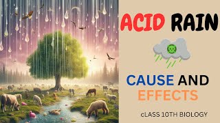 Acid RainAcid Rain Class 10 Biology [upl. by Llerad]