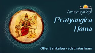 Mahalaya Amavasya Spl Pratyangira Homa  02 Oct 2024  Live From VDS Bangalore Ashram [upl. by Richlad]