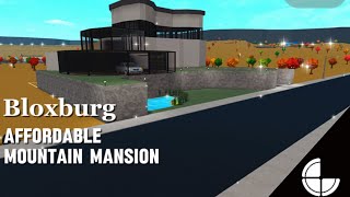 Bloxburg Cozy Mountain Mansion  Housebuild  NO LARGE PLOT [upl. by Axela431]