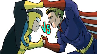 HOMELANDER vs INVINCIBLE  Fan Animation [upl. by Saundra]