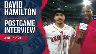 Red Sox Shortstop David Hamilton On Bostons Offensive Explosion [upl. by Bollinger]