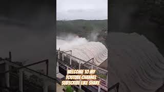 srisaliam Dam 💯🫶🫶waterfall 10 gate open yesterday evening ❤️❤️❤️❤️ [upl. by Itsirk341]