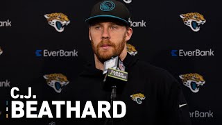 CJ Beathard on Filling in for Lawrence vs Bengals  Press Conference  Jacksonville Jaguars [upl. by Erotavlas960]