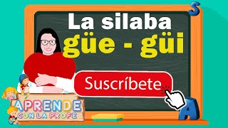 La silaba güe  güi  Primaria [upl. by Cordelie374]