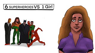 SIX SUPERHEROES VS ONE GIRL JESSICA  jude oc [upl. by Akeihsal]