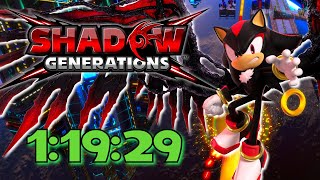 Shadow Generations  Any Speedrun in 11929 Loadless [upl. by Adnawot]