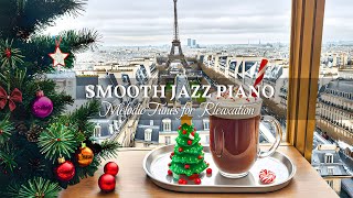 4K Cozy Jazz Christmas Cafe Ambience 🎄 Bossa Nova amp Soft Winter Breeze for Great Mood [upl. by O'Shee]