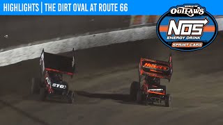 World of Outlaws NOS Energy Drink Sprint Cars  Route 66 Raceway  October 18 2024  HIGHLIGHTS [upl. by Ynavoj256]