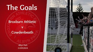 Broxburn Athletic v Cowdenbeath  The goals [upl. by Ranchod]