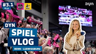 Behind The Scenes  Dyn SpielVlog mit Anne Kamphausen Bonn  Ludwigsburg I dynbasketball [upl. by Catlin4]