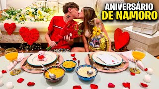 ANIVERSÁRIO DE NAMORO ele fez uma surpresa para ela [upl. by Etnod]