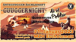 Escholzmatt Fasnacht 2023 Jungschränzer Auftritt Mehrzweckhalle beim Guggertreffen der Änteguugger [upl. by Eaner]