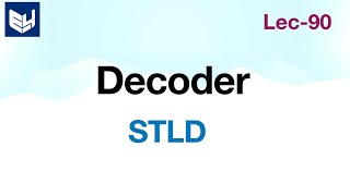 Decoder  2X4 decoder  Logic Diagram  STLD  Lec90 [upl. by Ayim943]