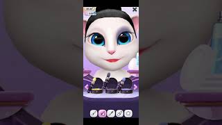 Makeup Angela shorts shortvideo trading funny top rek ai fyp fypシ゚viral mytalkingangela [upl. by Darbie]