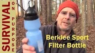 Berkey Sport Water Filter Bottle Review [upl. by Nnaylloh]