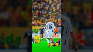 Zidane vs Brazil zinedinezidane france worldcup shorts viralvideo [upl. by Yhtomit647]