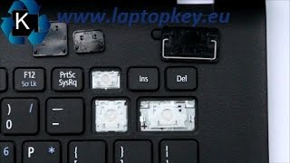 Anleitung wie Reparieren Einbauen Montieren Taste in Tastatur Acer Aspire E11 E13 ES1 V3111 [upl. by Hurty439]