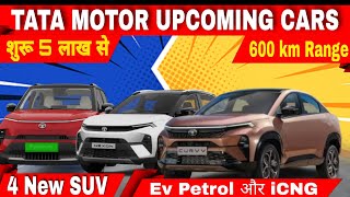 Tata Motor Upcoming Cars  Punch Facelift 2024  Nexon CNG  Harrier Ev and CURVV ICE [upl. by Greenes]