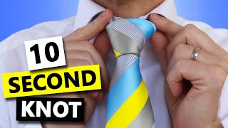 How to Tie a Tie Super Fast and Easy [upl. by Ariaek]