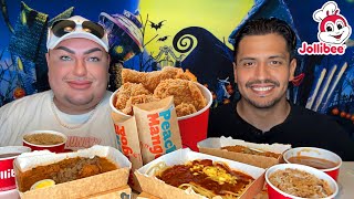 Mexican Guy Tries JOLLIBEE For The First Time • FILIPINO MUKBANG w JayGrubz [upl. by Monagan]