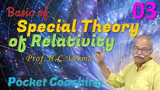 Lec 3 Galilean Transformation GT SPECIAL THEORY OF RELATIVITY  By H C VERMA HINDI [upl. by Etnuahs735]