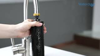 How to install Waterdrop King Tank GravityFed Water Filter System WDTKS [upl. by Bonina]