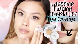 LANCOME Blanc Expert HIGH COVERAGE Cushion Foundation Review [upl. by Breanne]