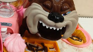 ASMR  Dougy Dog eating gold chocolate coins the asmr satisfying sounds [upl. by Anitsahs]