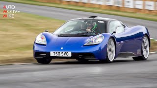 Gordon Murray T50 SCREAMING V12 SOUNDS at Goodwood FOS [upl. by Anairuy]