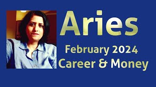 Aries ♈️ Career amp Money  You will be brilliantFebruary2024 [upl. by Maryn681]