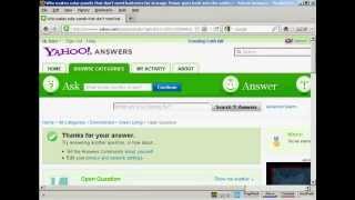 How to Answer a Question on Yahoo Answers and Leave a Link  yahooanswersmp4 [upl. by Attenoj]