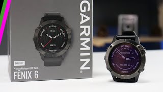 Garmin fēnix 6 Sapphire  Unboxing Setup Widgets Activities Maps and more [upl. by Gersham]