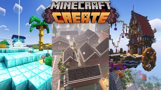 INSANE Minecraft Create Mod Builds You Have to See [upl. by Ylimme]