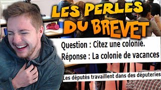 LES PIRES RÉPONSES DU BREVET  Perles du Brevet [upl. by Merill844]