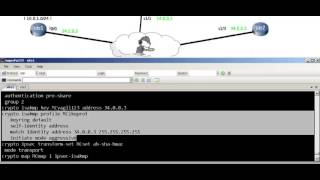 IPsec  3  Site to Site Aggressive Mode AH Transport PSK Crypto Map [upl. by Ennaira]